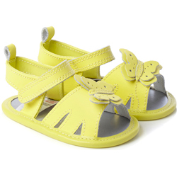 BHS-Baby-Girls-Yellow-Leather-Butterfly-Sandals-£8