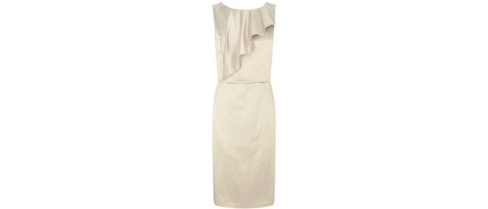 BHS-gold-frill-dress-£45
