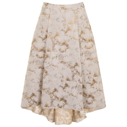 Elvi-Prima-Gold-Jacquard-Skirt-£99