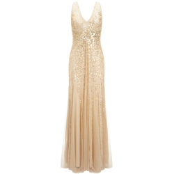 John-Lewis-Adrianna-Papell-Gold-Sequin-Gown-£330