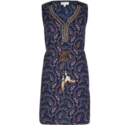 Apricot-Navy-Ditsy-Paisley-Print-Tunic-Dress-£24