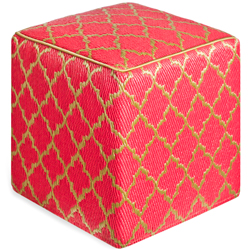 Cuckooland-TANGIER-OUTDOOR-CUBE-POUFFE-in-Pink-&-Bronze-£99