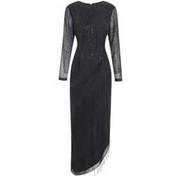 Debenhams-Long-Black-Dress-