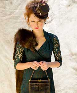Lana-dress-in-forest-green-lace-£179-by-Pretty-Eccentric