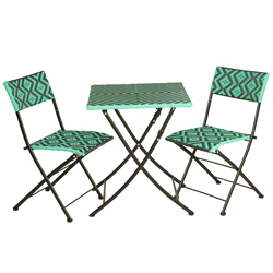 TK-Maxx-Green-&-Black-Aztec-Bistro-Set-£79