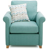 Interior design ideas DFS light blue armchair