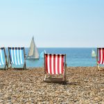 Deck chairs on Sussex beach Title Sussex Magazine www.titlesussex.co.uk