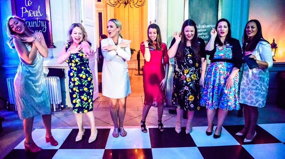 The Midnight team do Girls Aloud! A fab night at the Brighton & Hove Business Awards Title Sussex Magazine www.titlesussex.co.uk photo by Julia Claxton