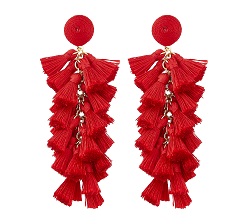 Accessorize red tassel earrings £10 Title Sussex Magazine Frida Kahlo summer looks www.titlesussex.co.uk