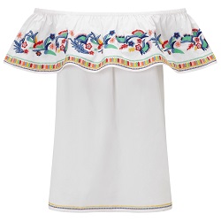 F&F embroidered Bardot £16 Title Sussex Magzine Frida Kahlo inspired fashion www.titlesussex.co.uk