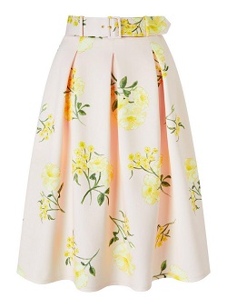 Miss Selfridge pink floral skirt £39 Title Sussex Magazine Frida Kahlo inspired fashion www.titlesussex.co.uk