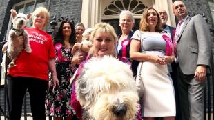 Outside No 10 lucys law victory Title Sussex Magazine www.titlesussex.co.uk Pic by Julia Claxton