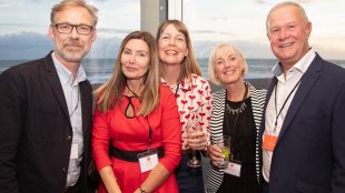 Chris and Sarah James of 05 Creative, Nicole Carman from Starr Trust and Mrs Sydenham and Bob Sydenham of Gemini Print on Title Sussex Magazine www.titlesussex.co.uk