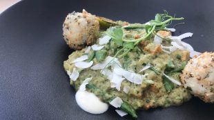 Vegan aubergine coconut and peanut curry at the Grand Brighton review on Title Sussex Magazine www.titlesussex.co.uk