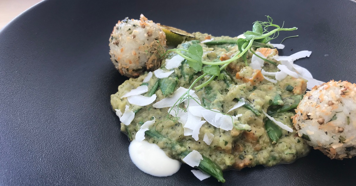 Vegan aubergine coconut and peanut curry at the Grand Brighton review on Title Sussex Magazine www.titlesussex.co.uk