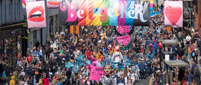 Brighton Festival Children's Parade 2019 David Bracey www.titlesussex.ac.uk