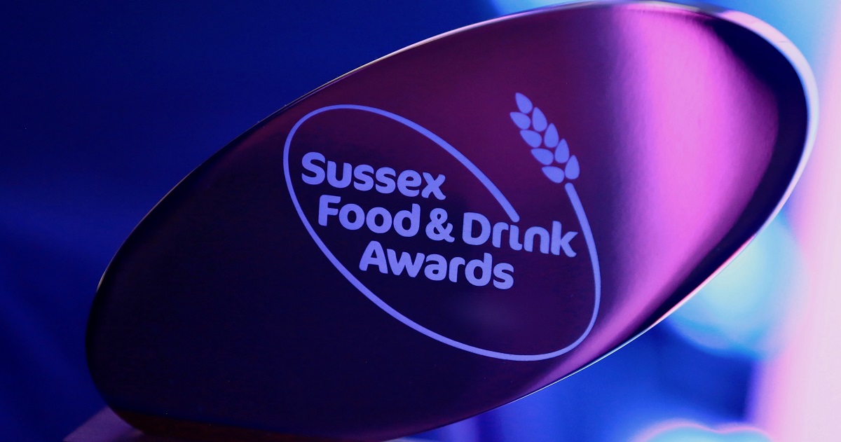 Trophy for Sussex food and drink awards 2020 www.titlesussex.co.uk