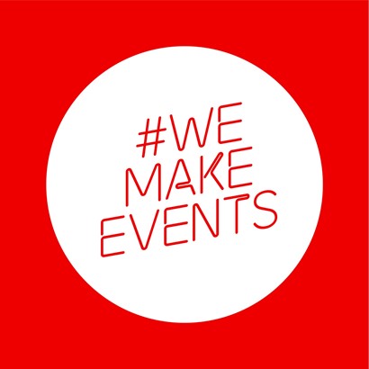 We Make Events logo - Title Sussex Magazine