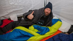 Graham Potter at Brighton's Big Sleep Out for Title Sussex www.titlesussex.co.uk