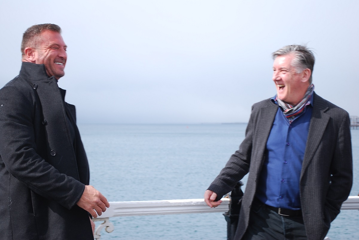 Ambassador Jason Burrill with Patron Robin Cousins for Title Sussex www.titlesussex.co.uk