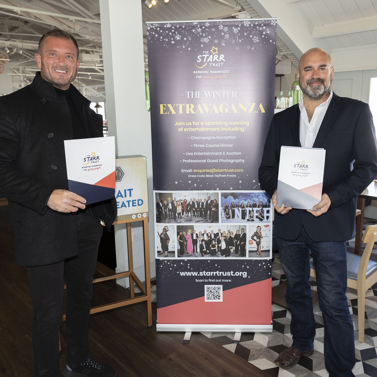 Ambassadors Jason Burrell (left) and Marc Abraham OBE (right) for Title Sussex www.titlesussex.co.uk