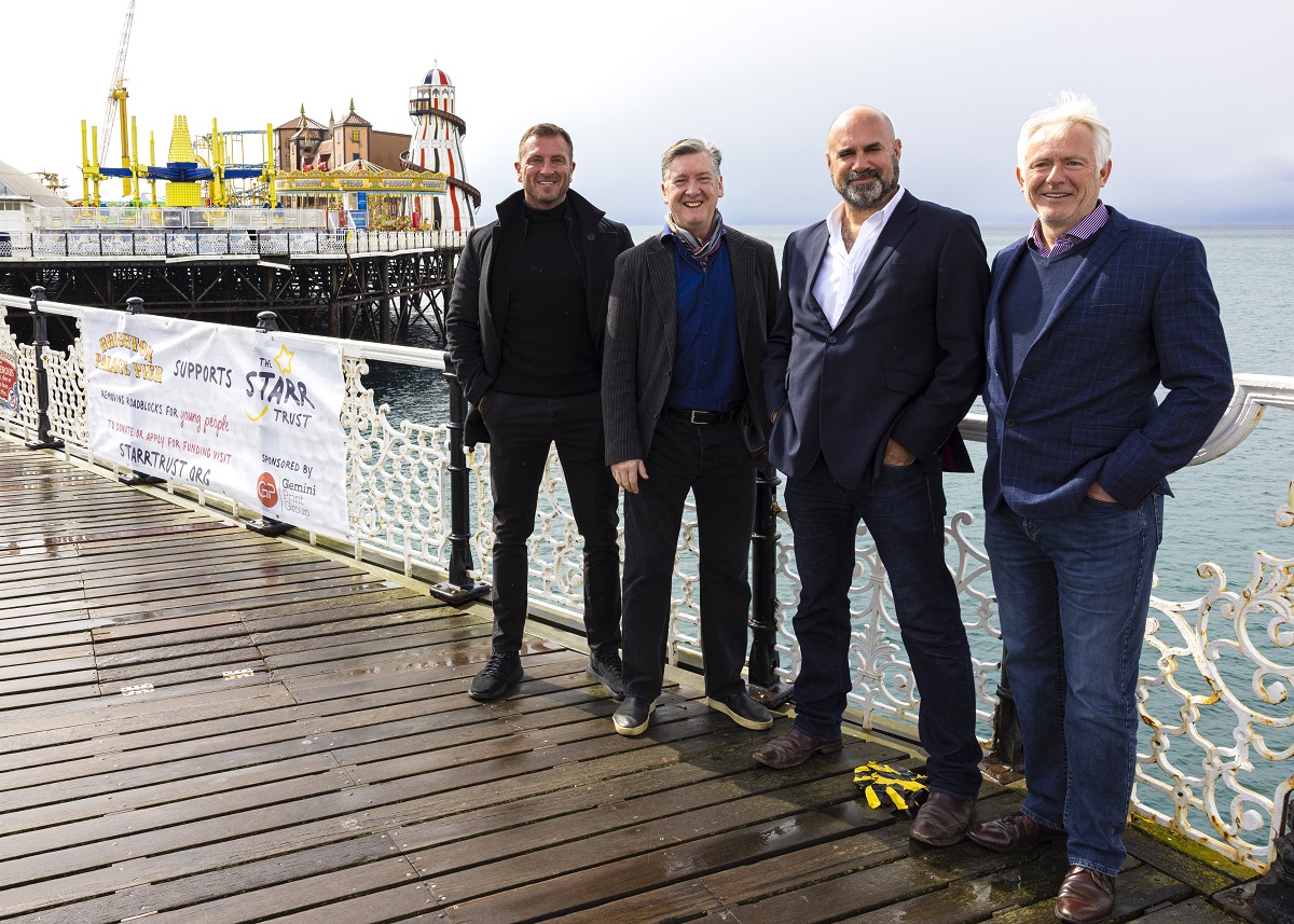 (L-R) Jason Burrill, Robin Cousins, Dr Marc Abraham OBE, and Nicholas Taylor for Title Sussex www.titlesussex.co.uk