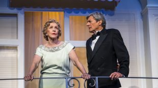 Patricia Hodge as Amanda and Nigel Havers as Elyot 3 in Private Lives for Title Sussex www.titlesussex.co.uk