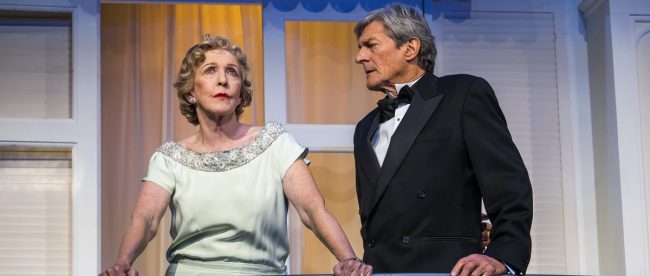 Patricia Hodge as Amanda and Nigel Havers as Elyot 3 in Private Lives for Title Sussex www.titlesussex.co.uk