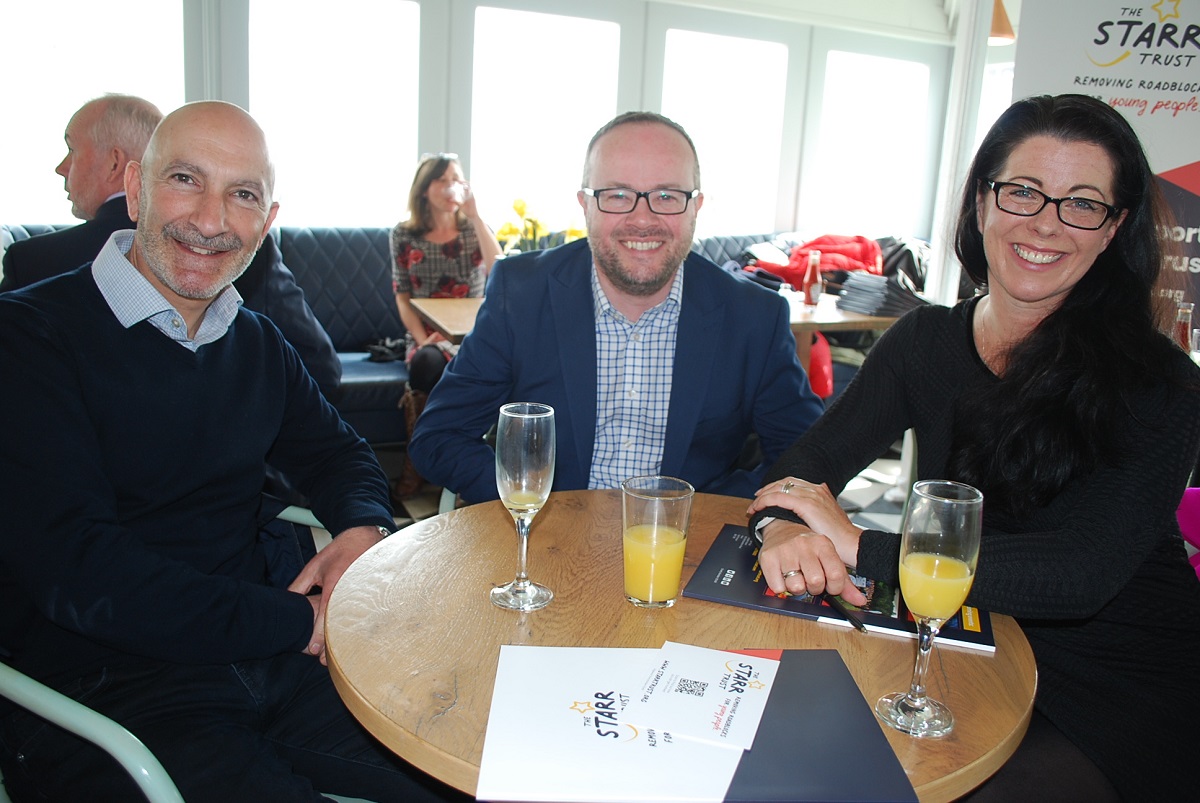 Supporters of Starr Trust with Ryan Heal (centre) for Title Sussex www.titlesussex.co.uk