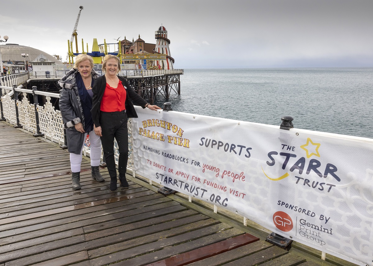 Suzanne of Gemini Print with Rosie Molloy of Starr Trust for Title Sussex www.titlesussex.co.uk