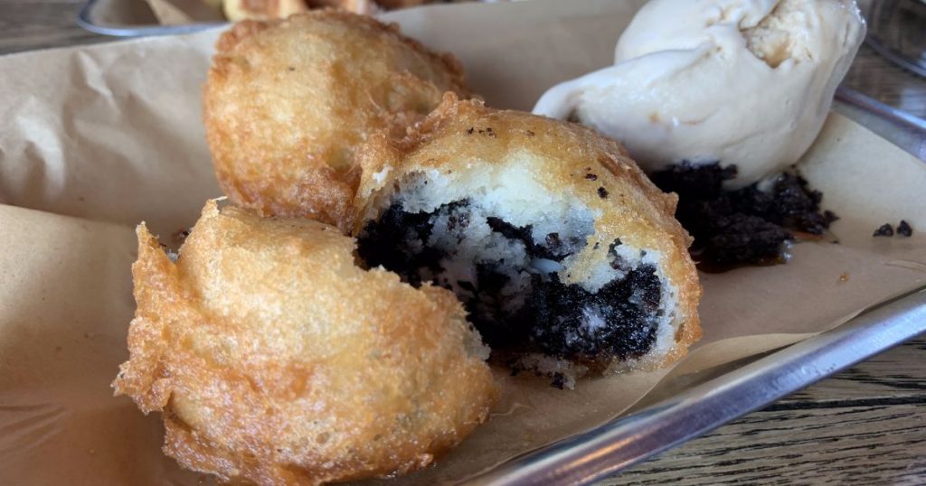 Fried oreos at lord nelson inn review on Title Sussex Magazine -www.titlesussex.co.uk