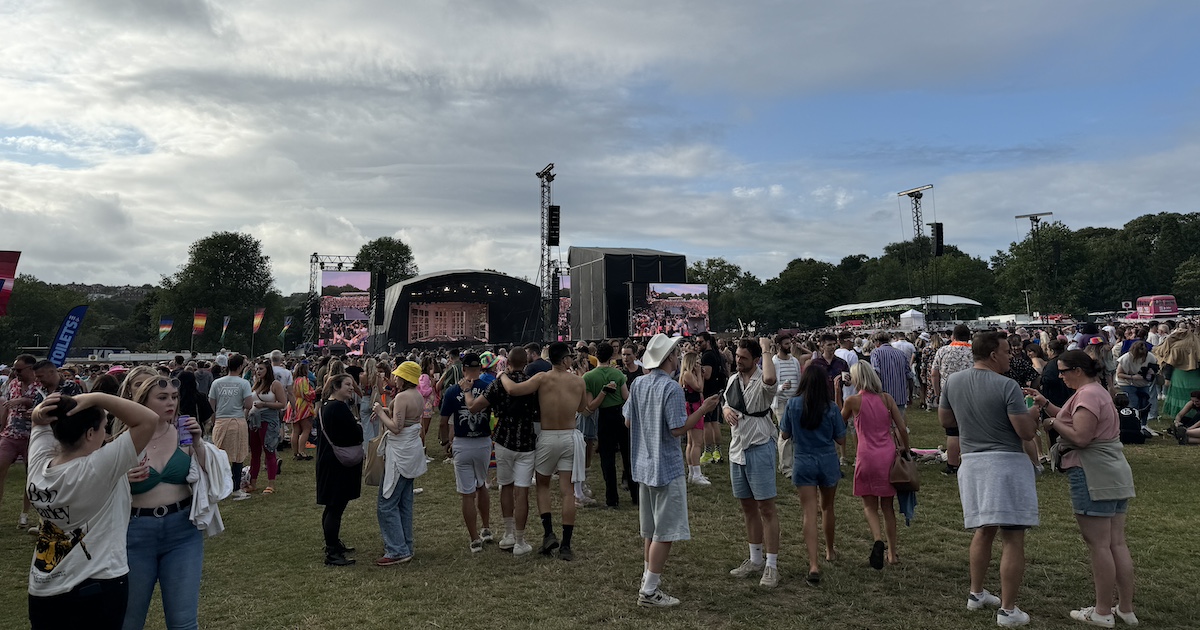 Main stage at Brighton pride fesitval