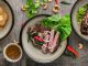 Shot of healthy meals like lean meat, salads, nuts, Asian vibes. Meal prep feature Title Sussex Magazine www.titlesussex.co.uk