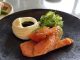 Plate of smoked trout, cucumber pickles, creme fraiche. Rathfinny review Title Sussex Magazine www.titlesussex.co.uk