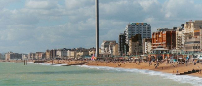 Brighton named in top 5 sustainable cities in the UK Brighton beach, with a view of the i360.