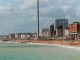 Brighton beach, with a view of the i360.